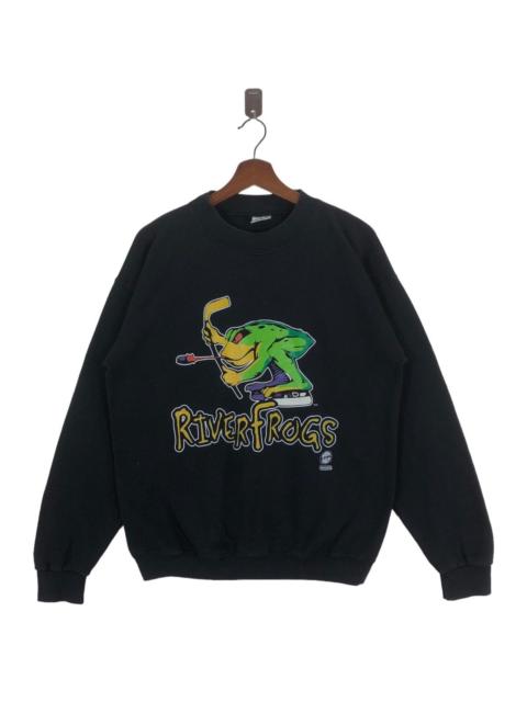 Other Designers VINTAGE 90S LOUISVILLE RIVER FROGS ECHL SPORTSWEAR CREWNECK