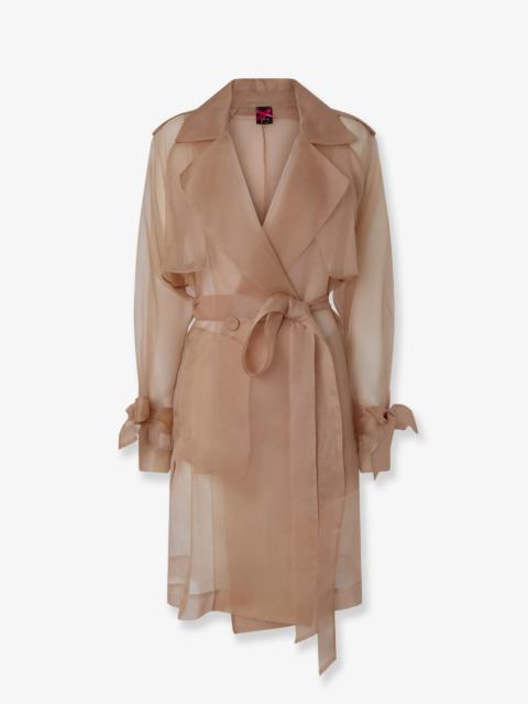 PINKO Pinko Cocco Silk Organza Trench