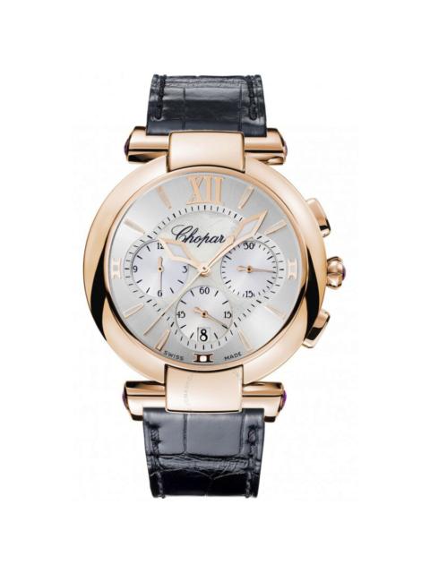 Chopard Chopard Imperiale Chronograph Mother of Pearl Dial Brown Leather Men's Watch 384211-5001