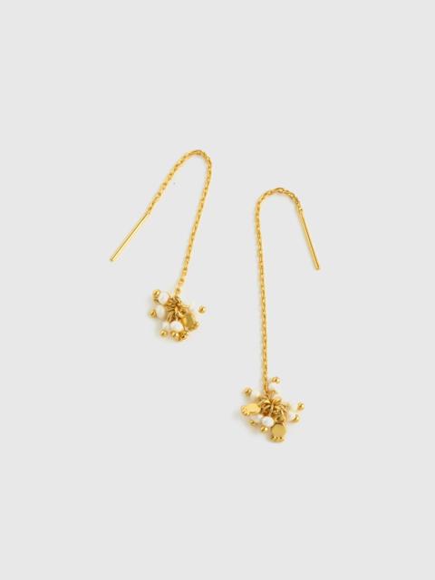 Madewell Freshwater Pearl Cluster Threader Earrings