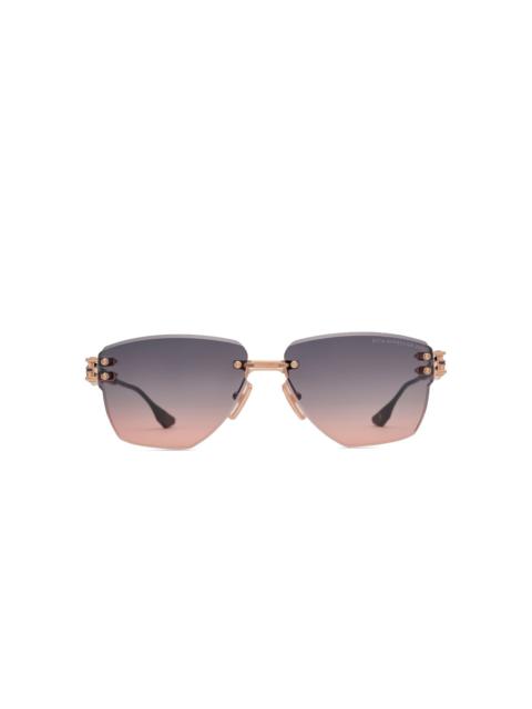 DITA gradient geometric-frame sunglasses