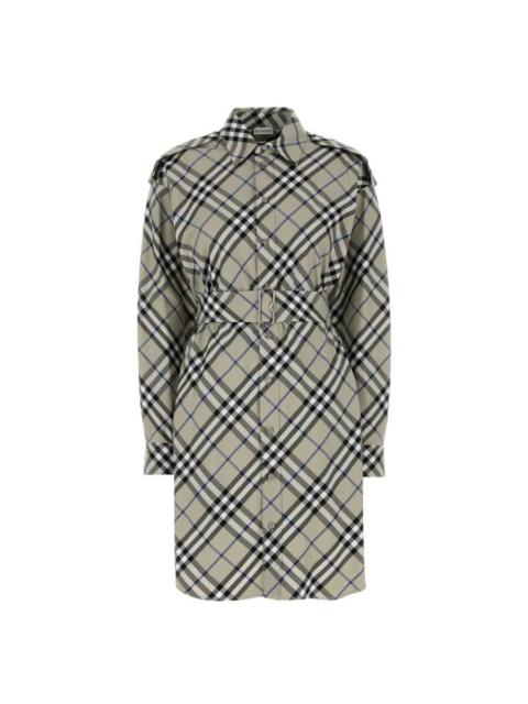 Burberry Burberry Check Cotton Shirt Dress