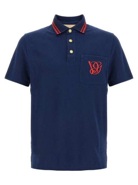 Valentino Valentino Garavani Men Polo Valentino Garavani Embroidery 'Vg'