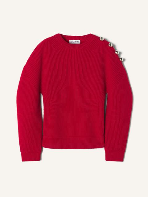 Lanvin WOOL RIBBED SWEATER