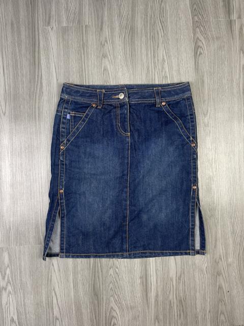 Other Designers Fcuk - Fcuk split end denim street skirt