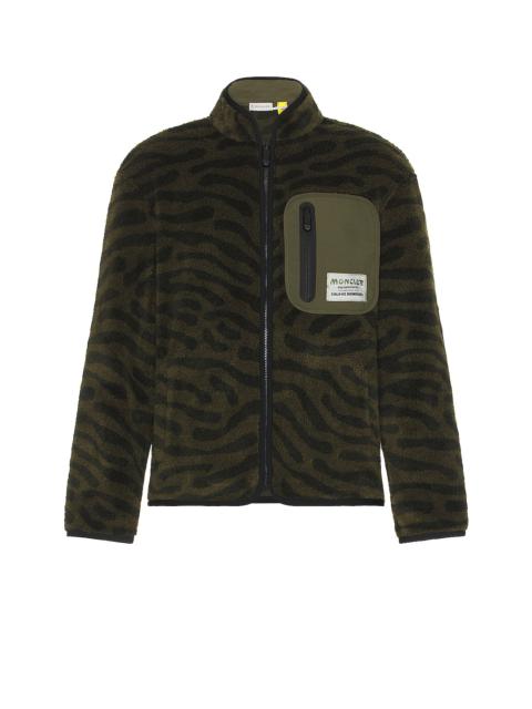 Moncler x Salehe Bembury Zip Up Fleece Cardigan