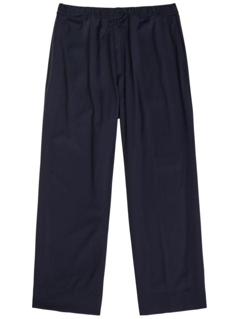 OFFICINE GÉNÉRALE Officine Générale Nilson Wide-leg Wool Trousers