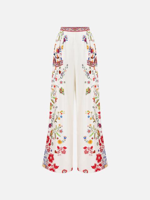 CAMILLA WIDE LEG TROUSER WITH FRONT POCKETS