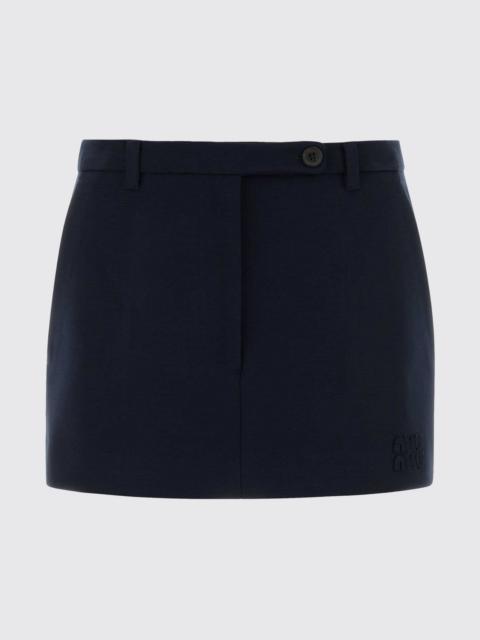 Miu Miu Miu Miu Women Miu Miu Viscose Blend Mini Skirt