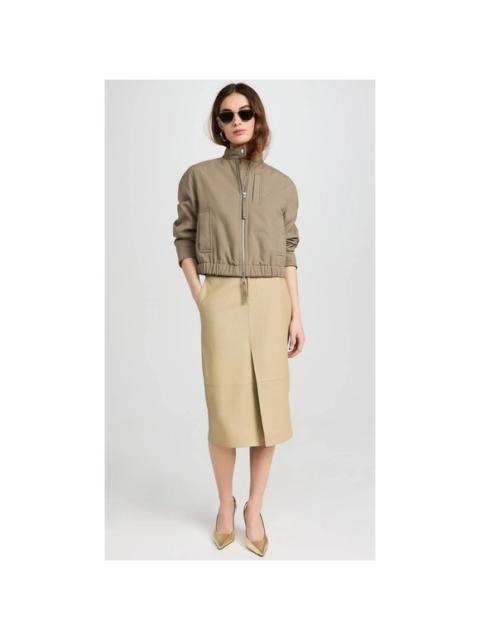 Other Designers Frame Denim - New! VINCE Cropped Bomber Jacket Sz XL $595