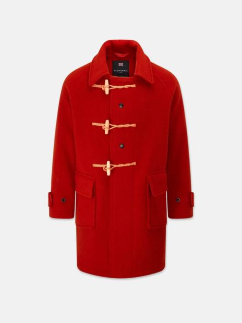 GLOVERALL Men's Admiral Duffle Coat Red