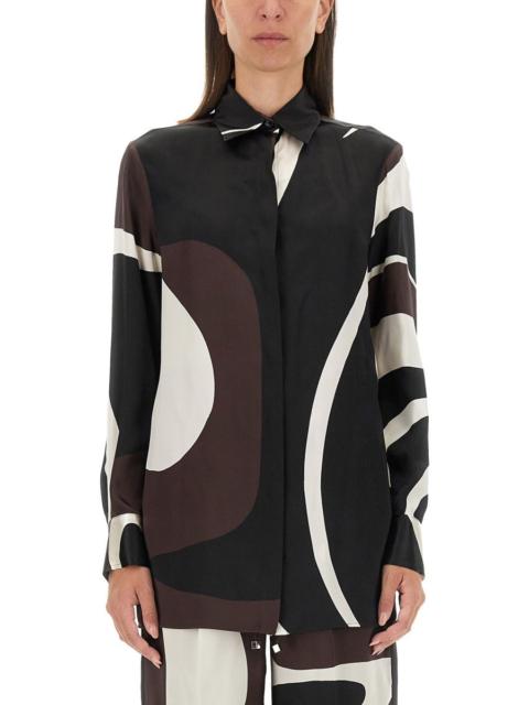 Other Designers Kiton Women Printed Shirt