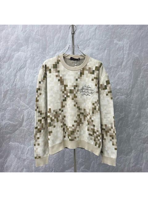 Louis Vuitton Louis Vuitton Louis Vuitton Pixelated Pattern Sweater