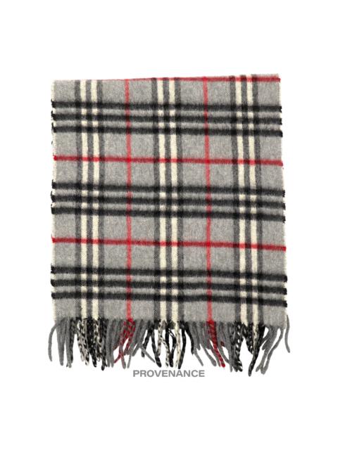 Burberry Burberry Scarf - Nova Check Grey Cashmere