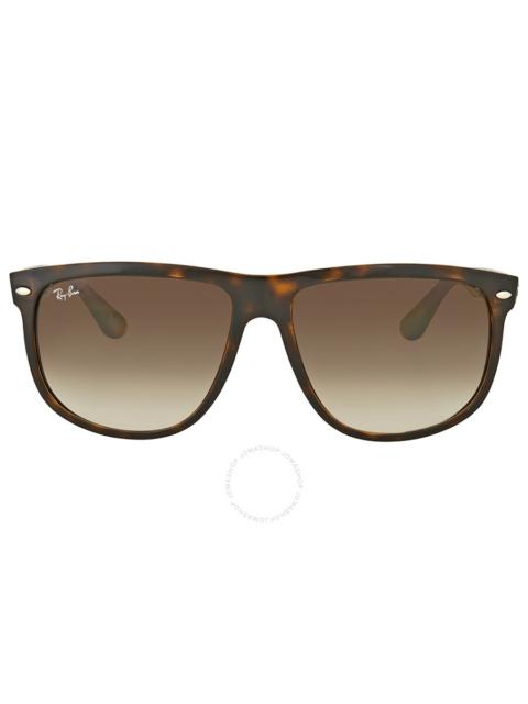 Ray-Ban Ray Ban Boyfriend Light Brown Gradient Square Men's Sunglasses RB4147 710/51 60