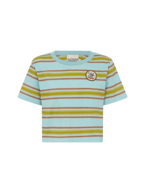 ALÉMAIS Rosanna Cropped Stripe Tee