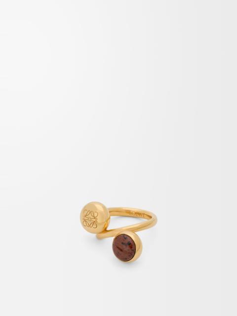 Loewe Anagram Pebble ring