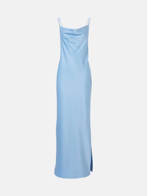ROTATE Bridal satin slip dress