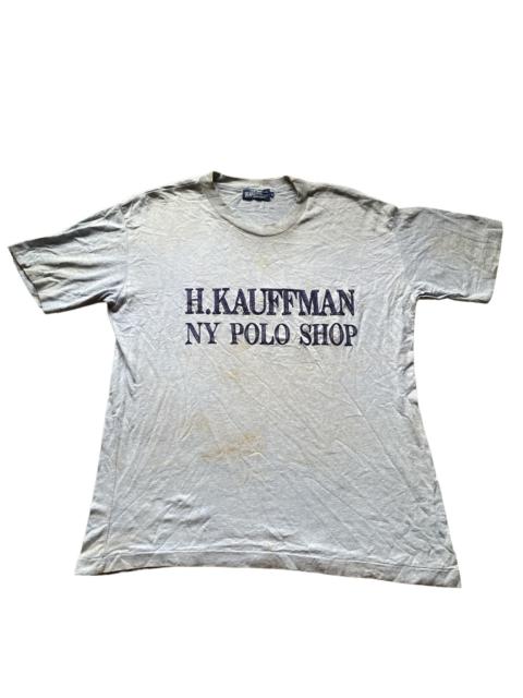 Other Designers Vintage - Vintage H.Kauffman Tshirt NY Polo Shop