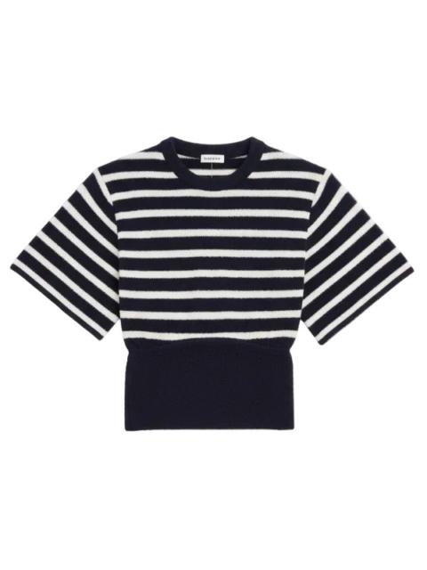 SIMKHAI Aggie Top in Midnight Stripe