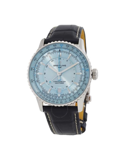 Pre-owned Breitling Navitimer GMT Automatic Blue Dial Men's Watch A32310171C1P1