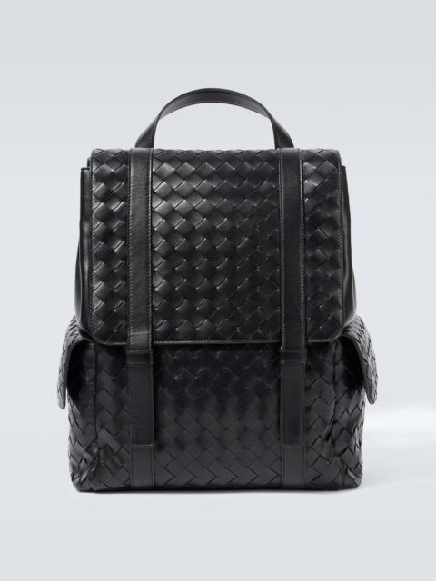 Avenue Intrecciato leather backpack