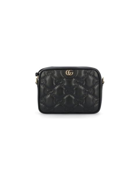 Gg-quilted Zipped Crossbody Bag