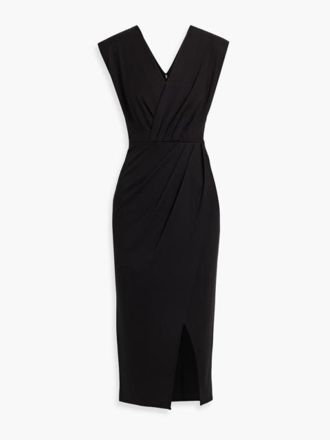 DIANE VON FURSTENBERG Hallie wrap-effect stretch-jersey midi dress