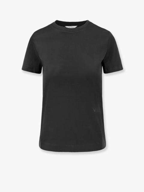 Max Mara Max Mara Women Nerina Cotton T-Shirt With Max Mara Embroidery