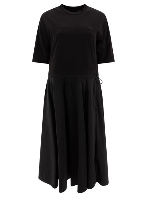 Moncler Moncler Pleated Midi Dress Black Women