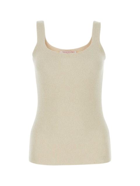 Valentino Valentino Garavani Women Sand Silk Tank Top