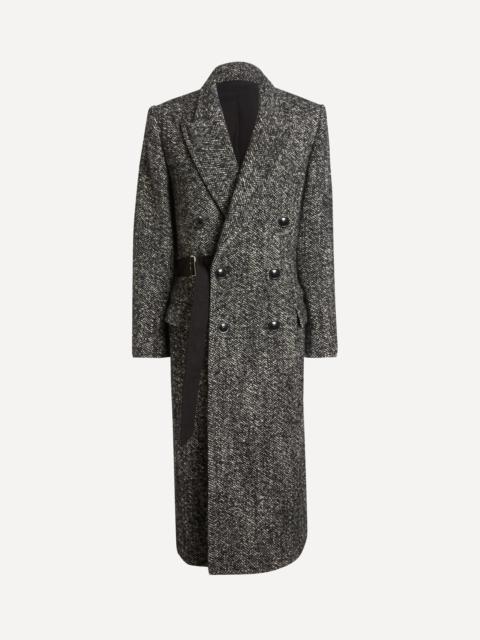 Isabel Marant Ebyane Chevron Tweed Coat