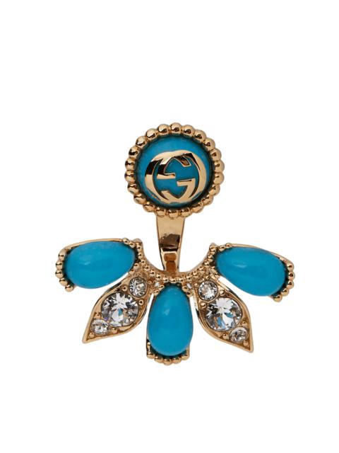 GUCCI Resin Crystal Single Earring