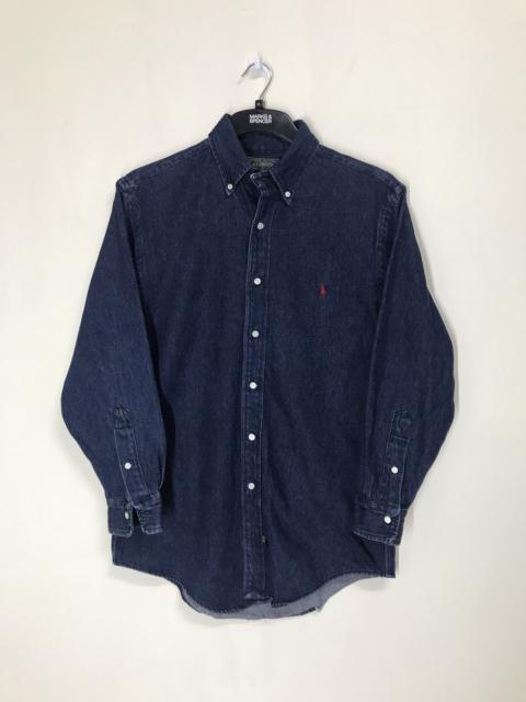 Other Designers WORKWEAR SHIRT BUTTON UP DENIM BY POLO RALPH LAUREN