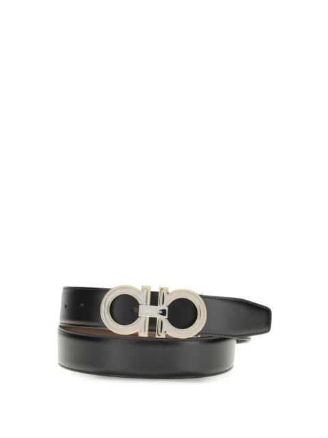 FERRAGAMO Ferragamo Reversible Gancini Belt Nero
