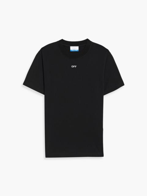 Off-White Printed cotton-jersey T-shirt