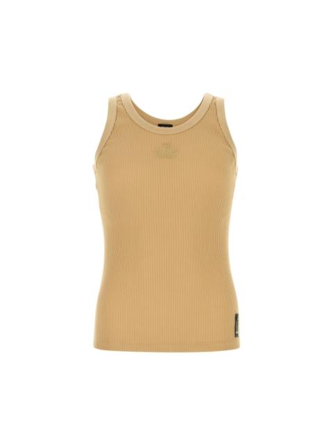 FENDI FENDI Brown Stretch Nylon Tank Top New & Authentic (Men's si