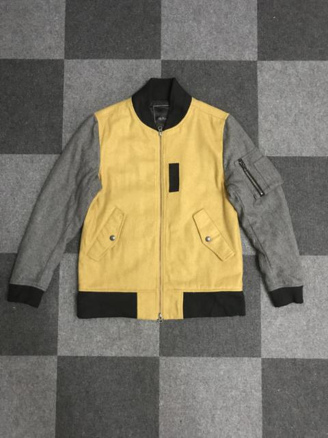 Other Designers Japanese Brand - J49 Tete Homme Varsity Bomber Wool Jacket