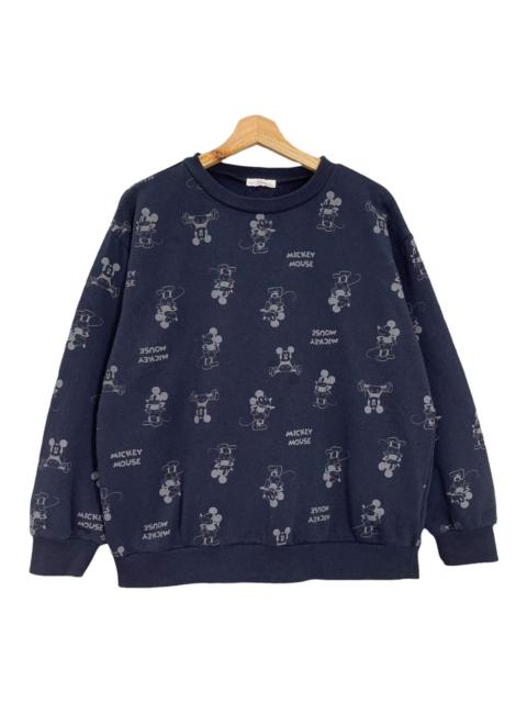 Other Designers Vintage - Mickey Mouse Full Print Pullover Crewneck Sweatshirt Size M