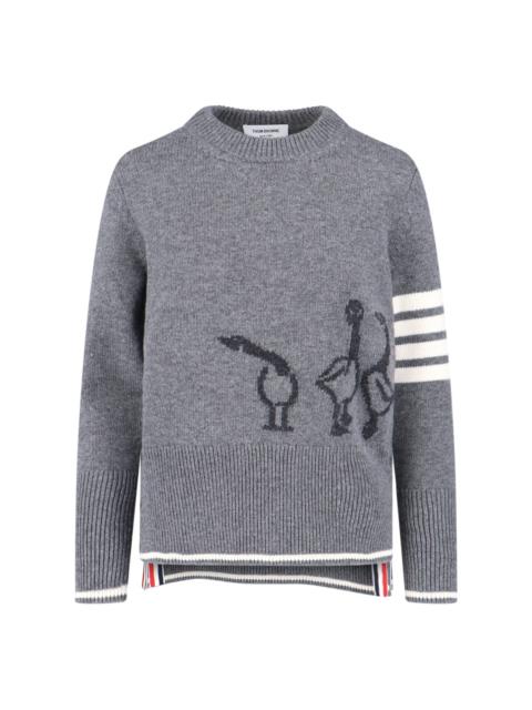 Thom Browne 'GEESE 4-BAR' SWEATER