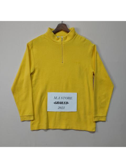 Other Designers Designer - Vintage Ellesse Half Zip Long Sleeve Shirt
