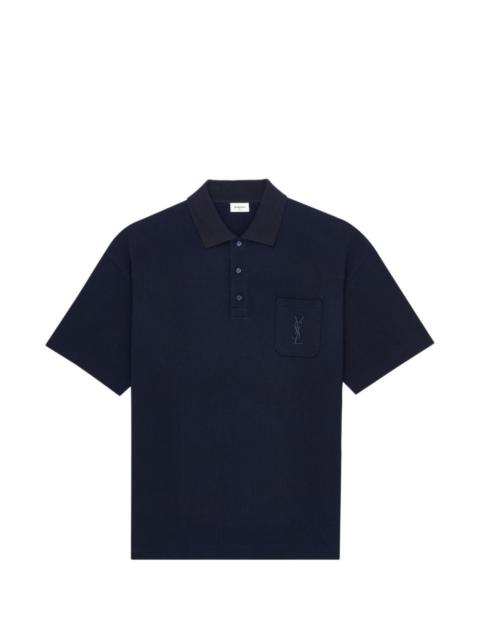 SAINT LAURENT Saint Laurent Men Cotton Polo Shirt