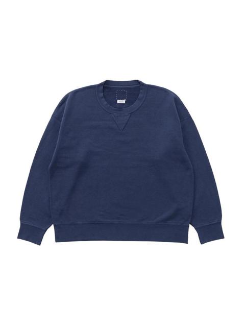 visvim JUMBO SB SWEAT L/S DMGD NAVY