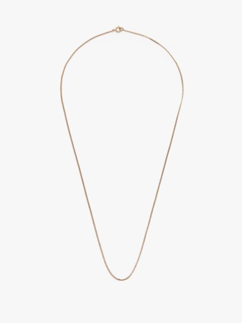 Victoria Beckham Long Fine Chain In Gold