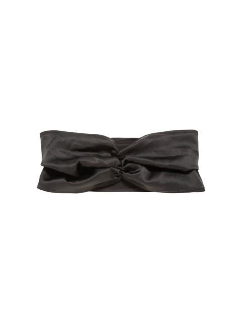 Jennifer Behr Norma Silk Headwrap black