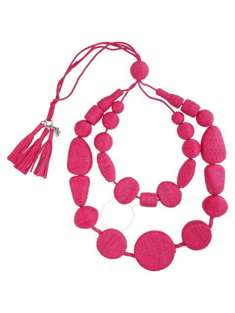 Max Mara Weekend Ladies Haway Necklace In Fuscia