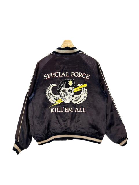 Other Designers Vintage - HOUSTON JAPAN Air Division Special Force Sukajan #A56-1293