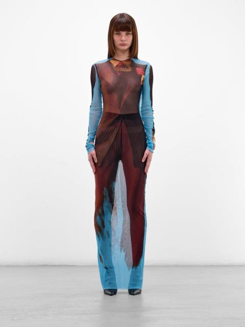 Jean Paul Gaultier Trompe L'oeil Suit Maxi Dress