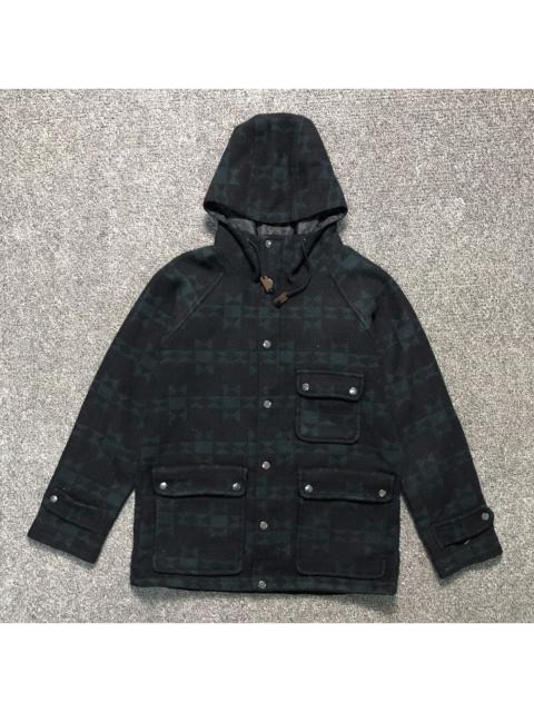 Other Designers Vintage Back Number Aztec Wool Hoodie