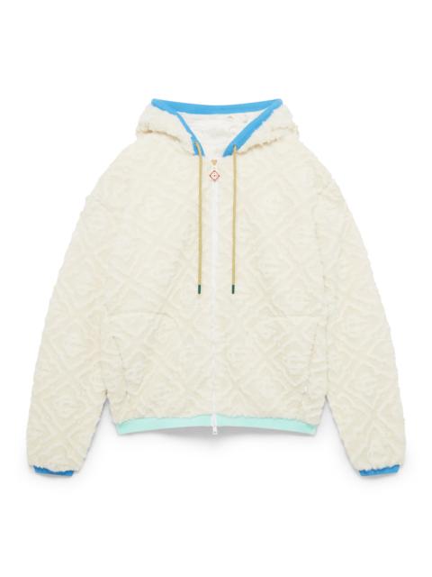 CASABLANCA Monogram Jacquard Fleece Jacket